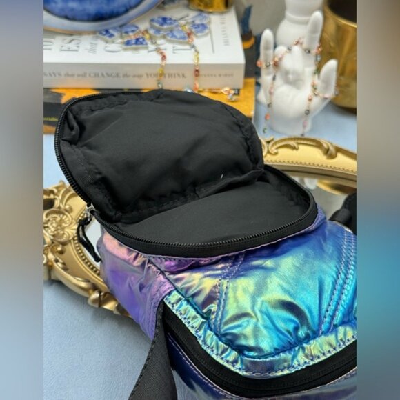 🆕 GANNI 🧿 NWT Mini Iridescent Recycled Tech Crossbody Bag - Picture 12 of 14